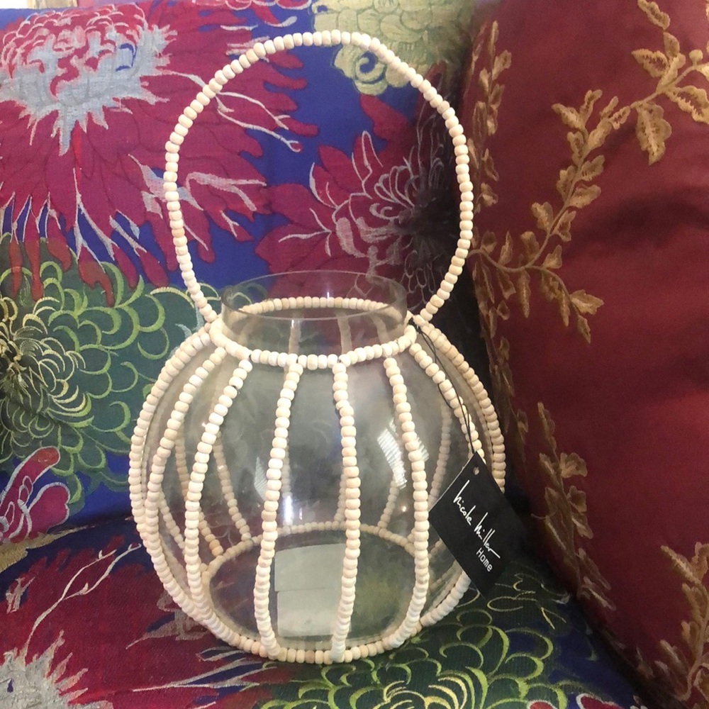 Nicole Miller home decor glassware